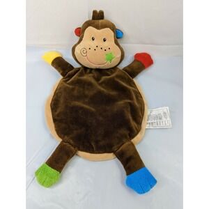 Basic Essentials Monkey Lovey 13 Inch Security Blanket Stuffed Animal Toy